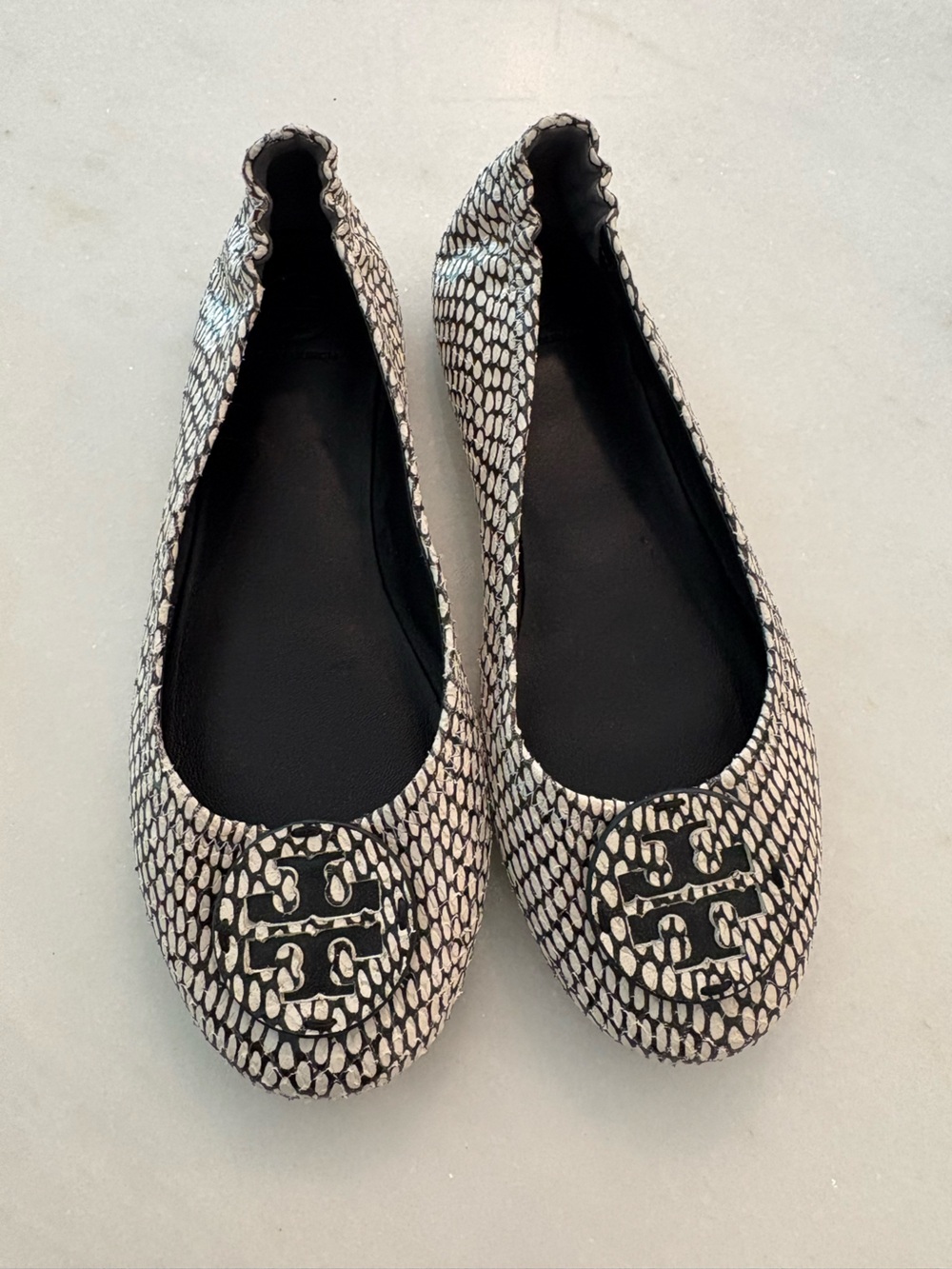 Tory Burch NWOT King Cobra Minnie Travel Ballet Flat size 9